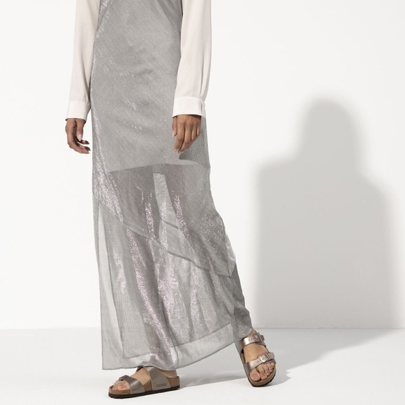 NWT Birkenstock Sydney Birko-Flor 2-Strap Sandals in Graceful Taupe - Picture 10 of 15